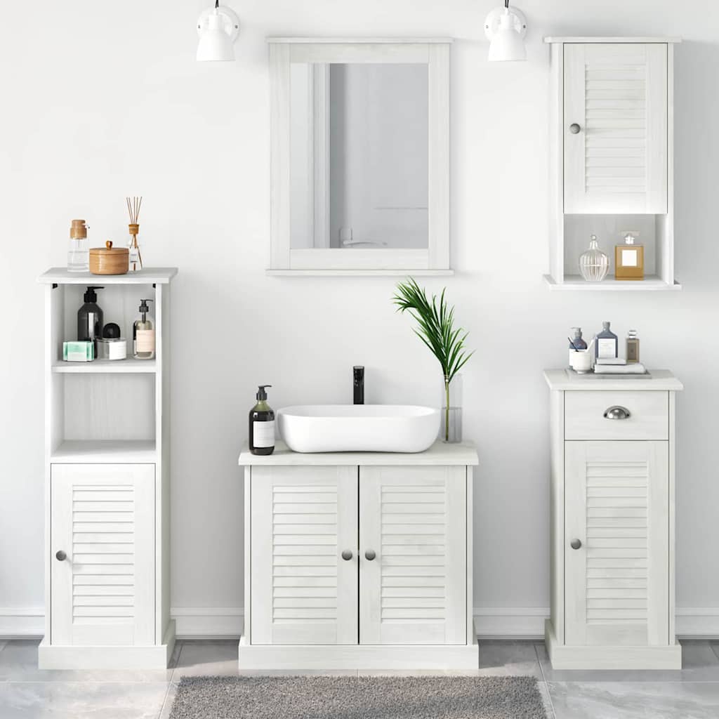 Bathroom Furniture Set with Drawer VIGO 5 pcs Antique white